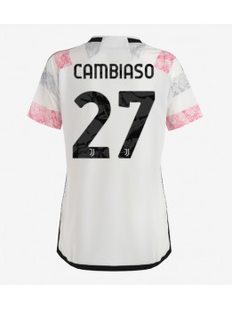 Juventus Andrea Cambiaso #27 Auswärtstrikot für Frauen 2023-24 Kurzarm